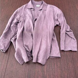 Planet Lavender Linen Shirt
